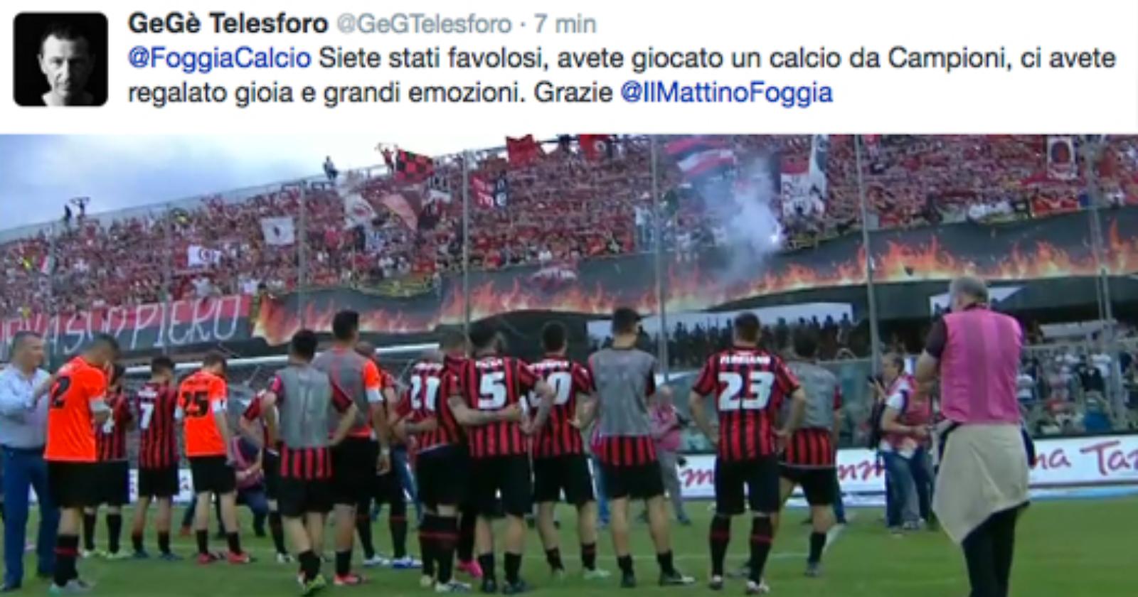 Al Foggia solo il cuore non basta per la B. Gegè Telesforo: «Siete stati favolosi, da Campioni»