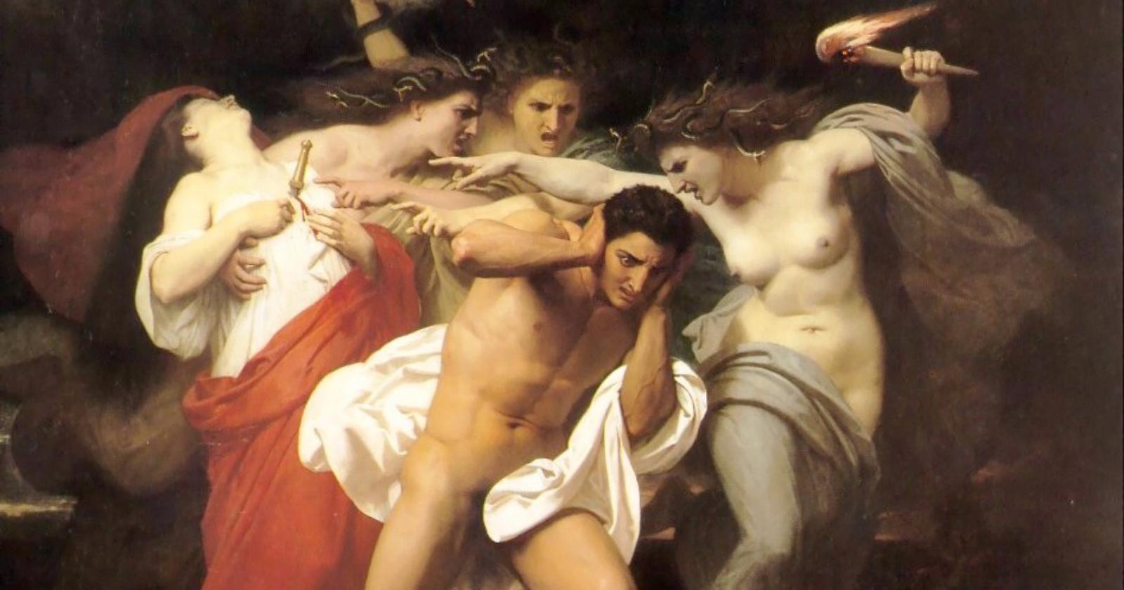 Nulla è più spaventoso del rimorso. Le Erinni persecutrici