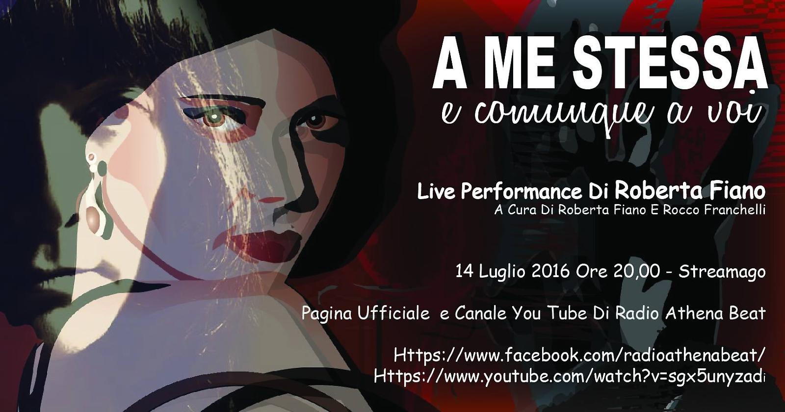 "A me stessa e comunque a voia", l'art performance di 10 minuti in "streamago"