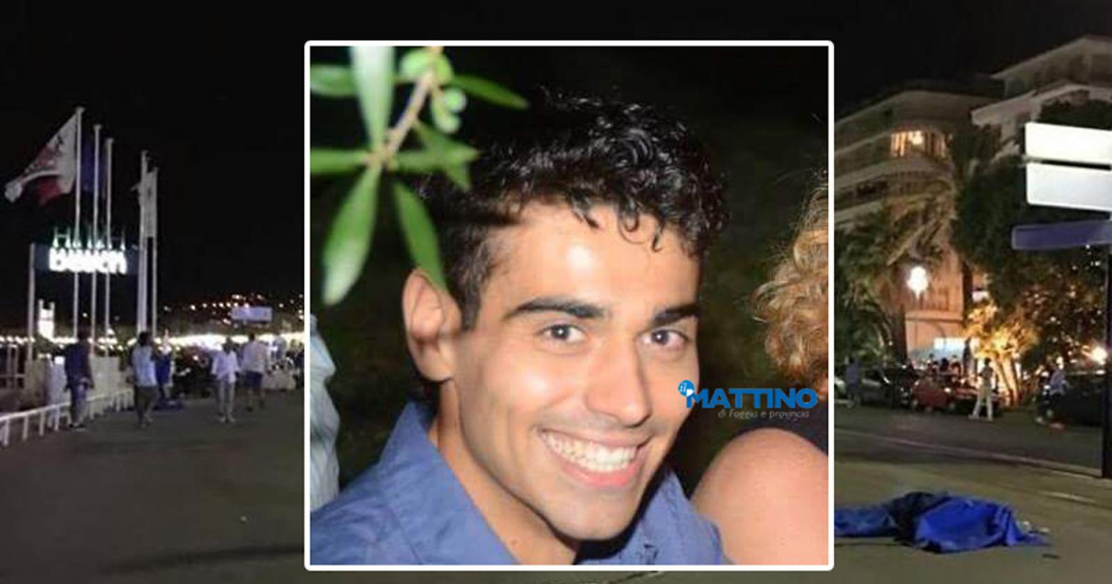Vittorio, il giovane ingegnere foggiano nella orribile notte di Nizza