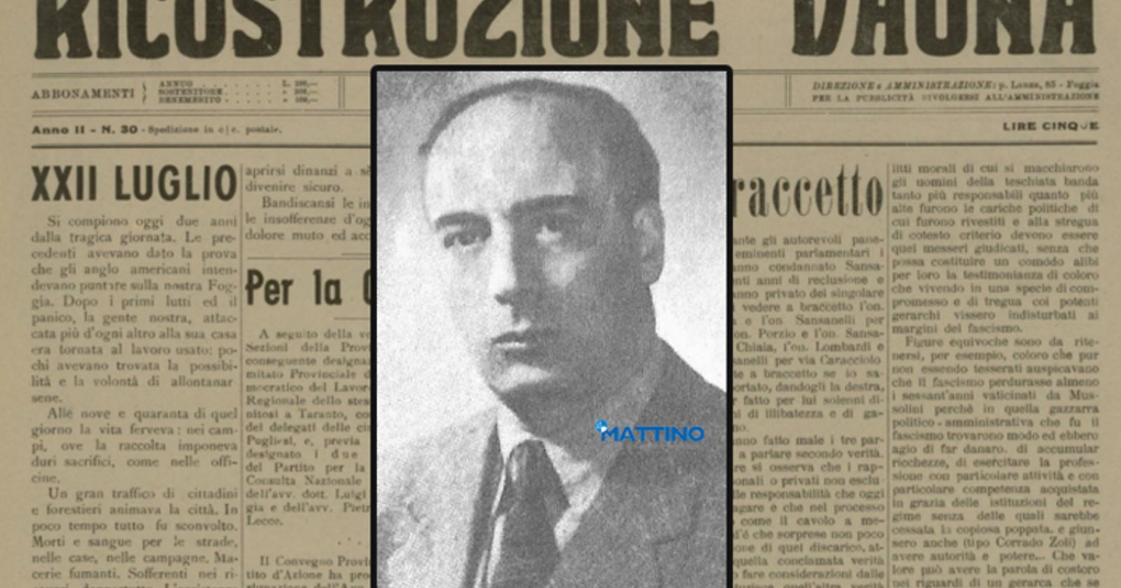 Foggia devastata dalle bombe, l'allora sindaco Luigi Sbano: «Nessuno deve dimenticare tutto ciò, mai»
