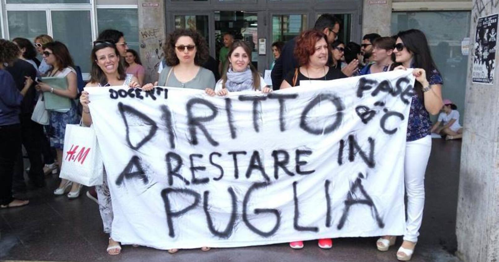 L'esodo di oltre 1200 docenti pugliesi e Renzi che diceva: «Sono gufate»