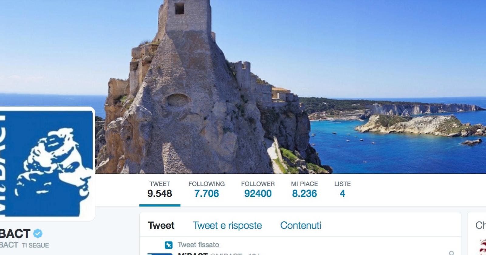 Le Tremiti e le Diomedee diventano l'immagine copertina del MiBACT