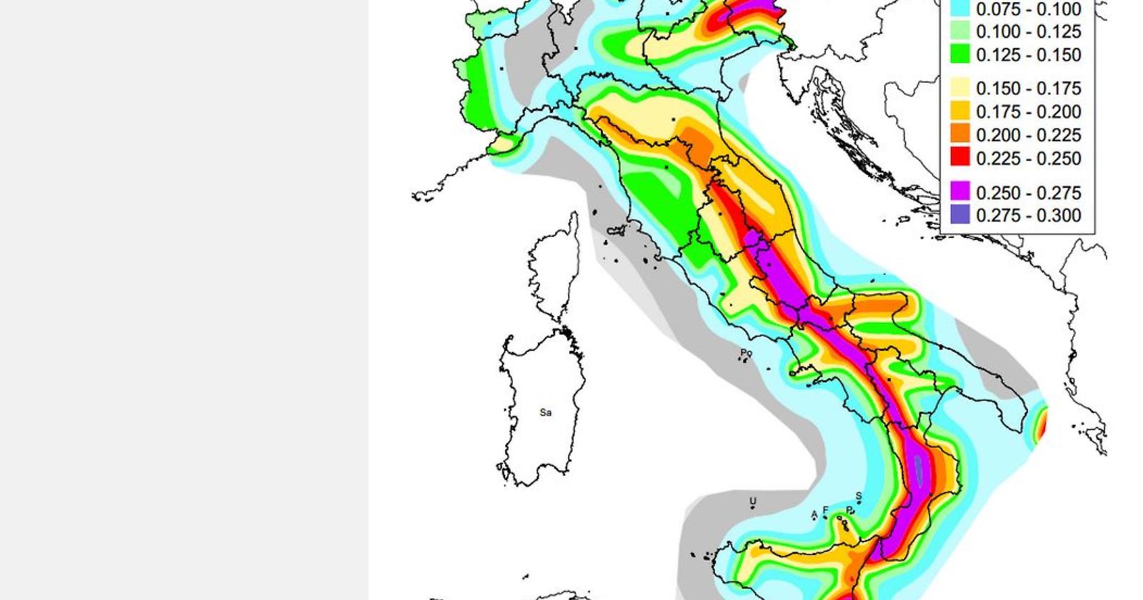 E' lungo la "schiena" dell'Italia, l'Appennino, che corre il brivido del terremoto