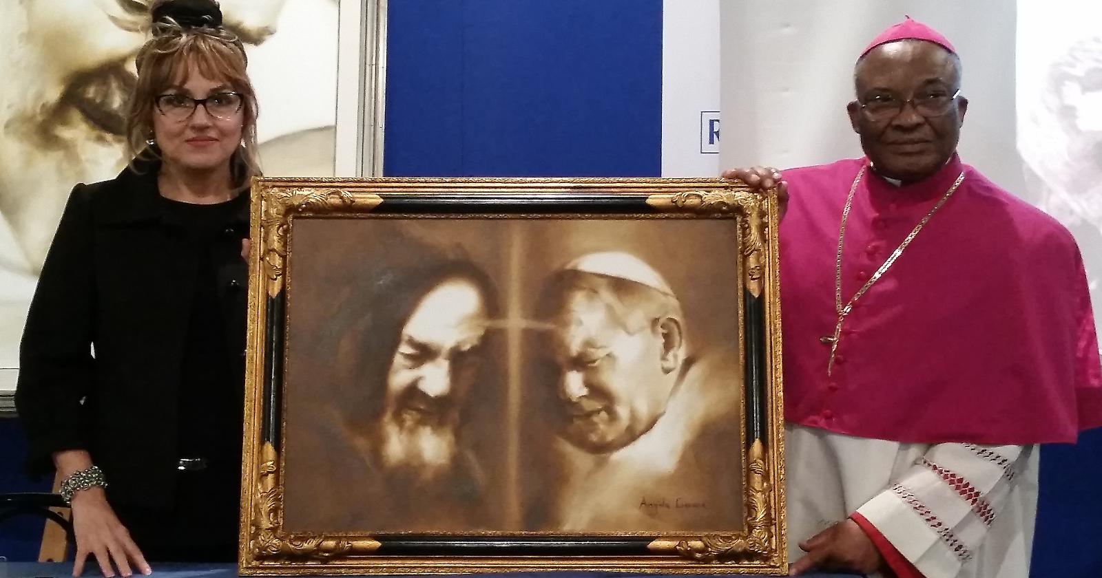 In mostra 'I volti di Padre Pio' di Angela Ciccone