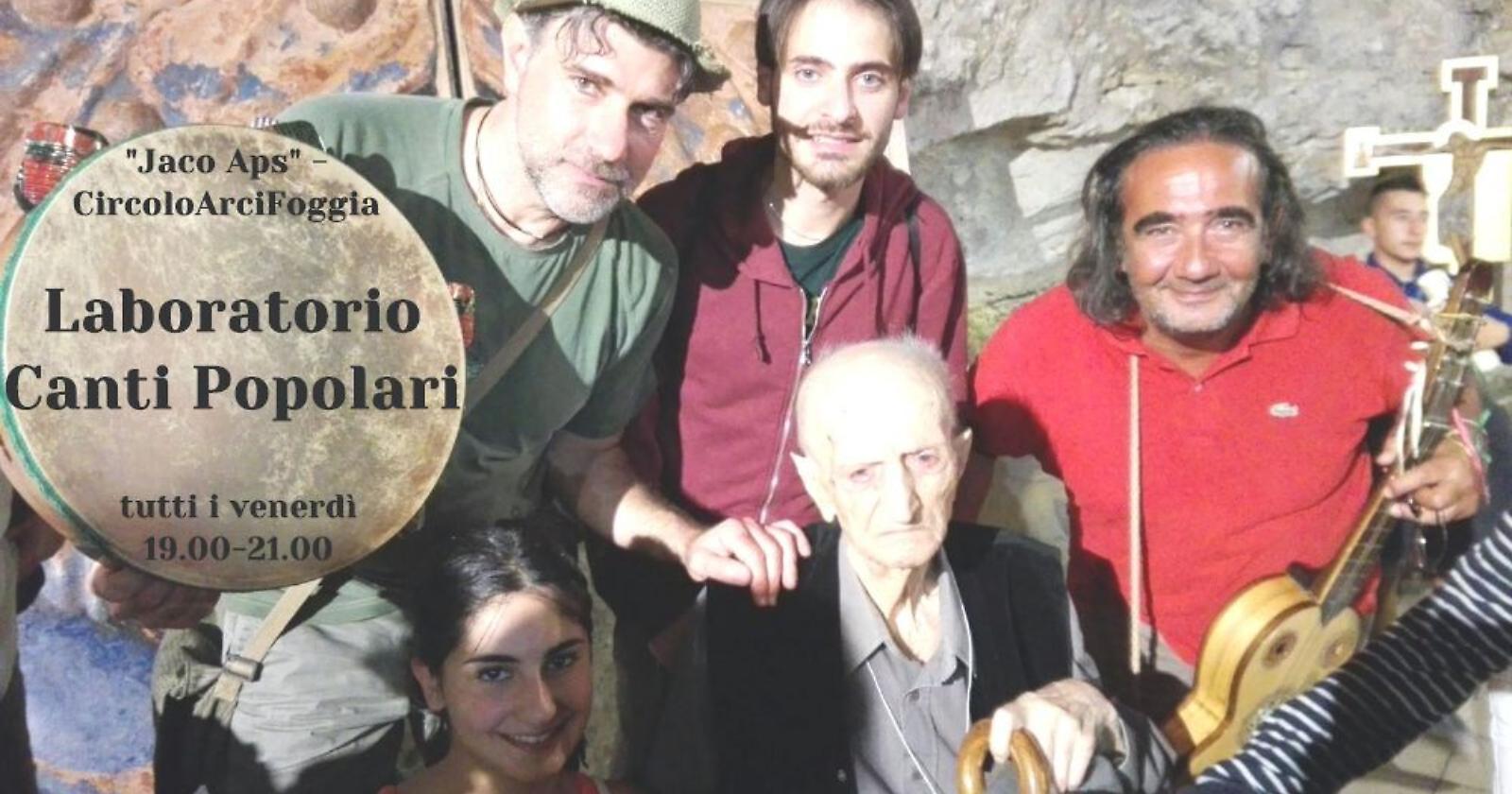 'Jaco', ecco il laboratorio di canti popolari
