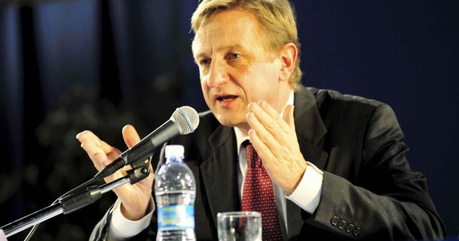 Bernhard Scholz,  presidente nazionale di Compagnia delle Opere, giovedì a Foggia