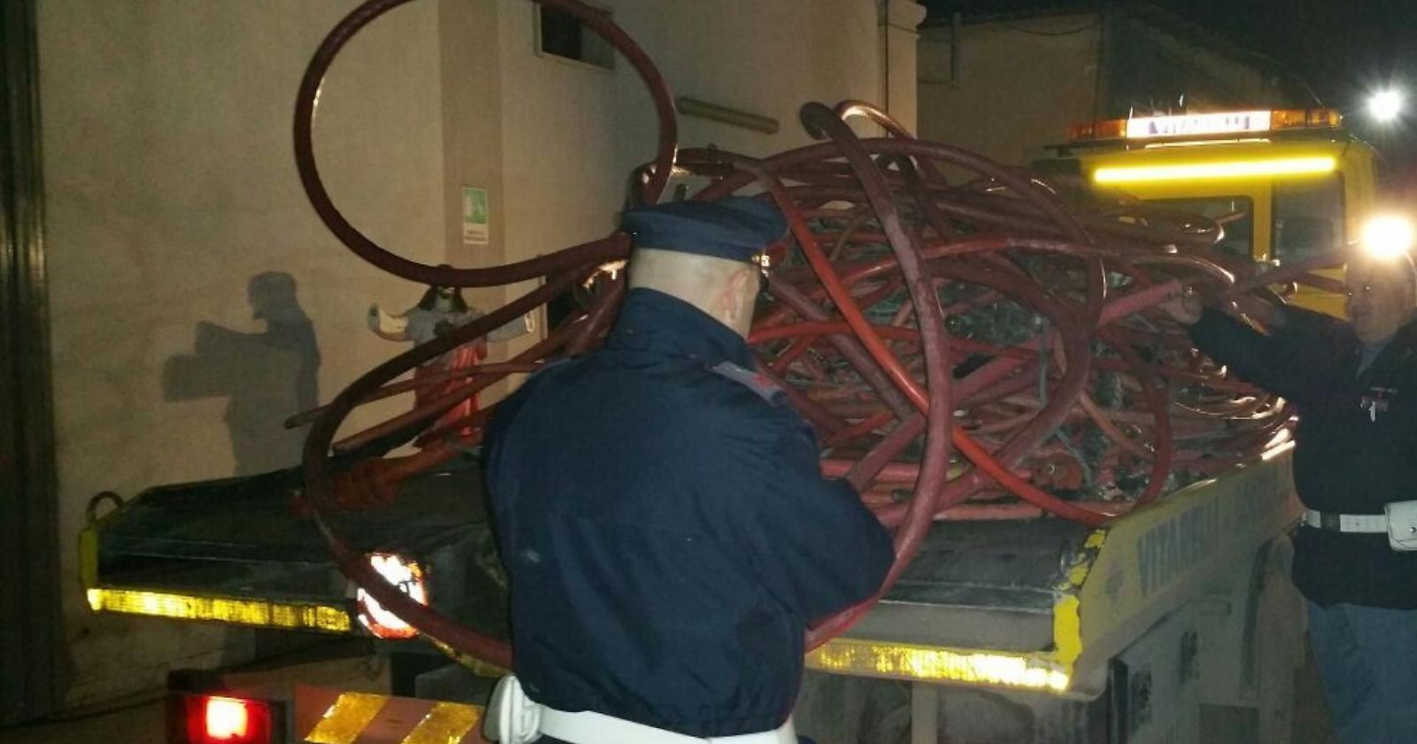 La Polizia Ferroviaria "pizzica" pregiudicato foggiano con 400 chilogrammi di rame