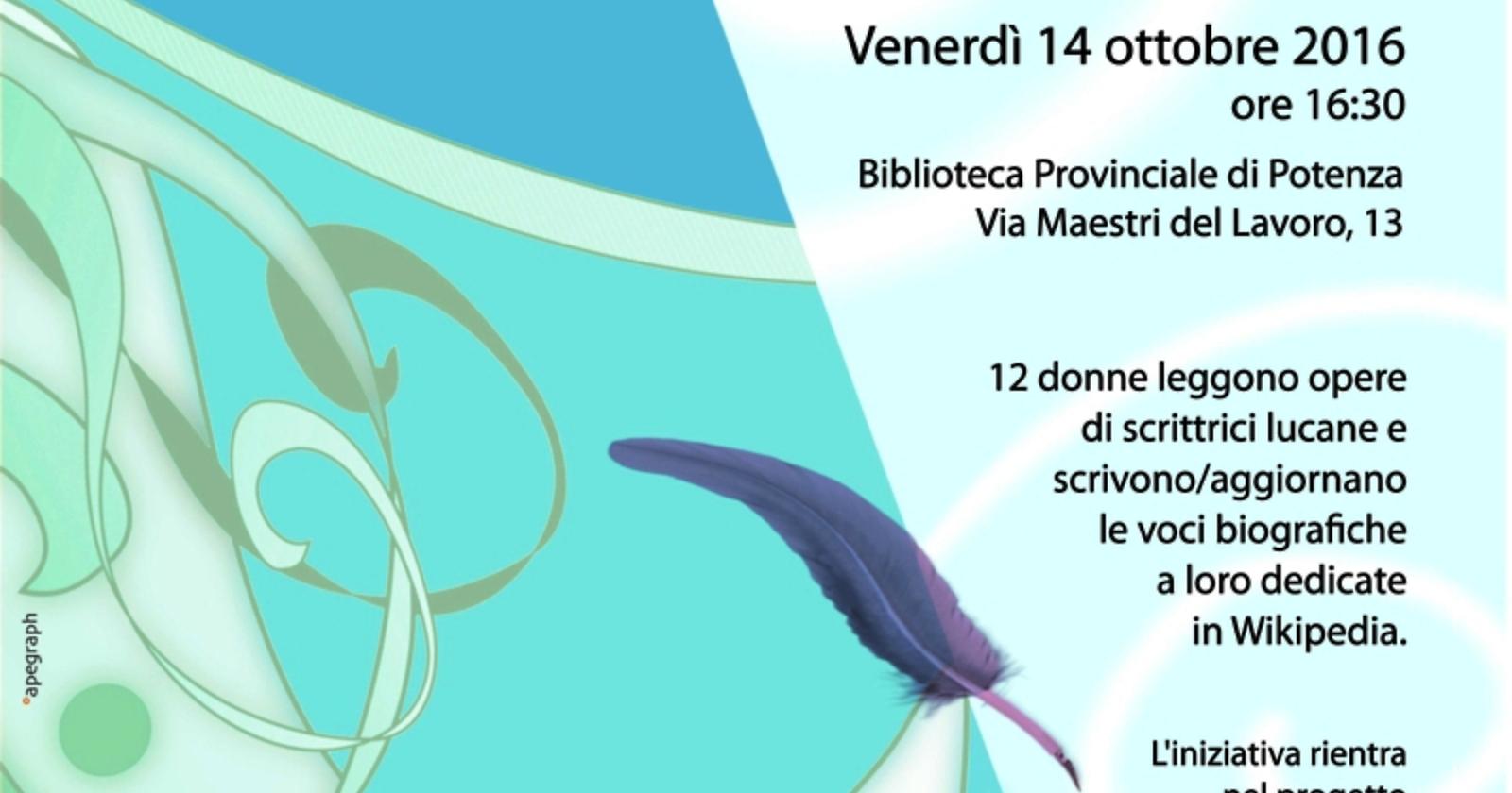 11 donne lucane per 11 scrittrici e poetesse di Basilicata 