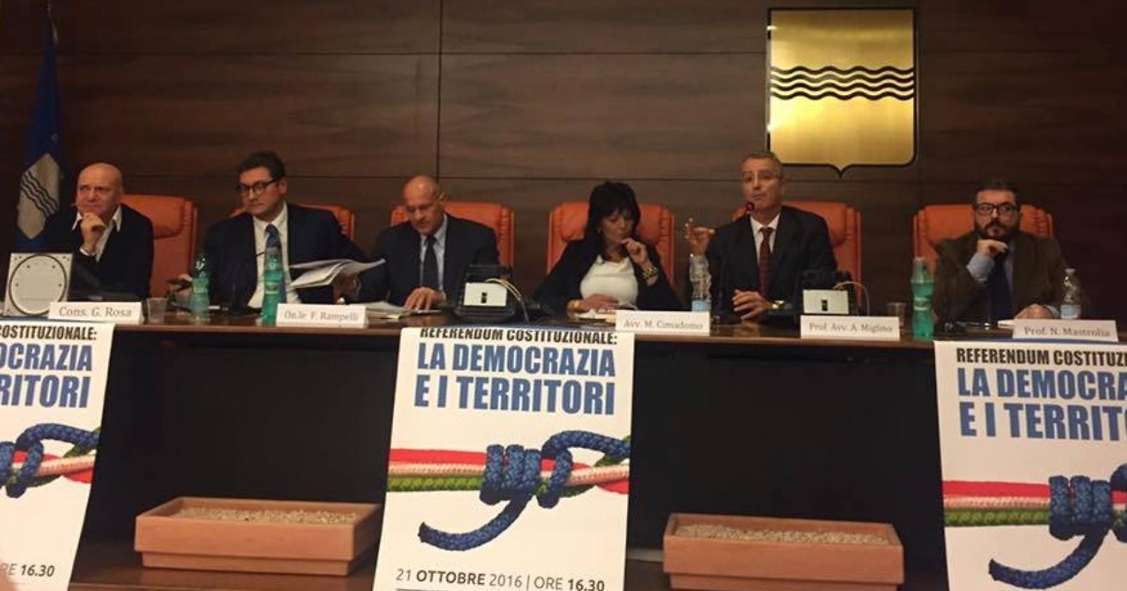 Democrazia e Territorio: le ragioni del No 