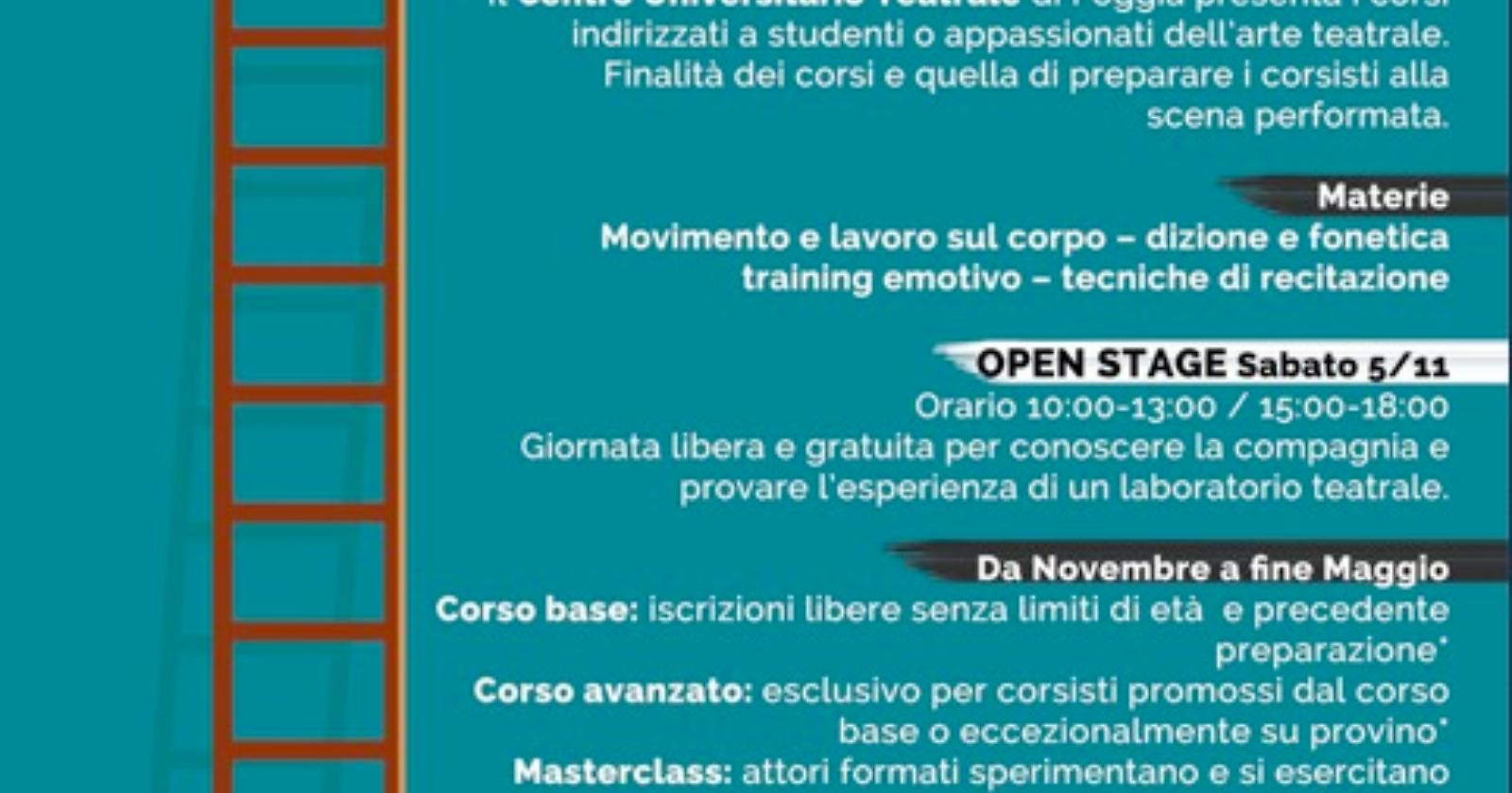 “Vivi all’altezza dei tuoi sogni” con il Centro Universitario Teatrale di Foggia