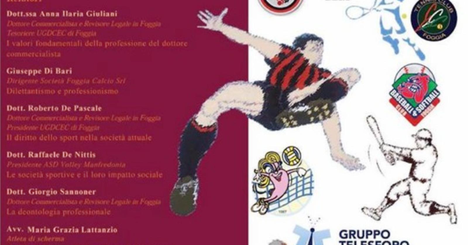 UGDCEC di Foggia, confronto su: “La Deontologia Professionale ed il Fair Play ”