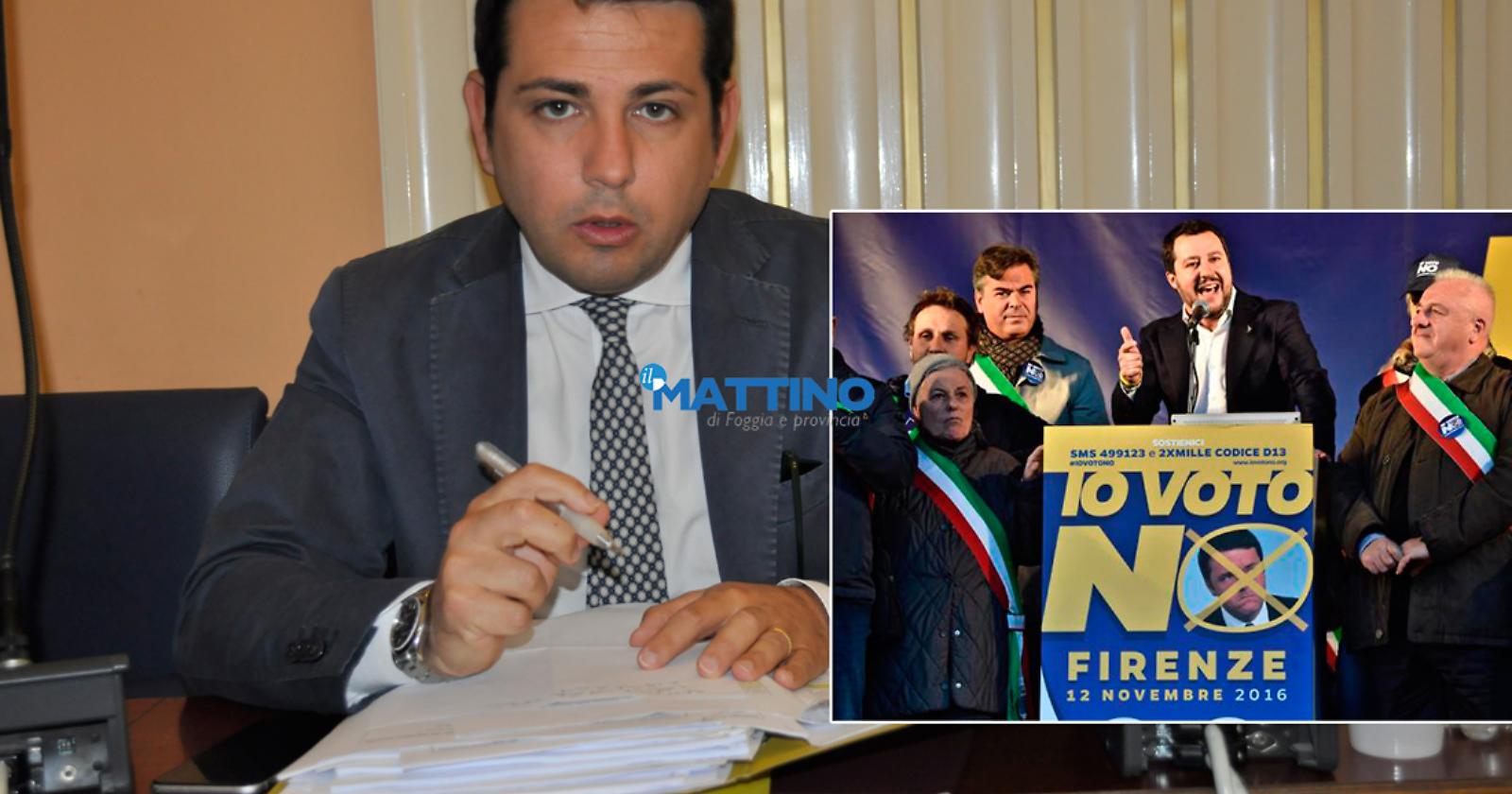 Landella con Salvini, De Pellegrino: «Un trumpista in salsa foggiana»