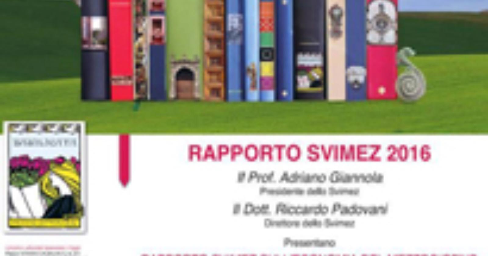 Potenza: oggi si presenta il rapporto Svimez
