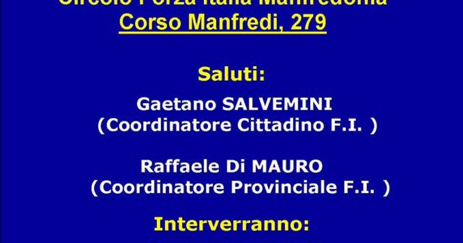 Manfredonia, FI " Gazebo informativo e manifestazione per il No al Referendum”