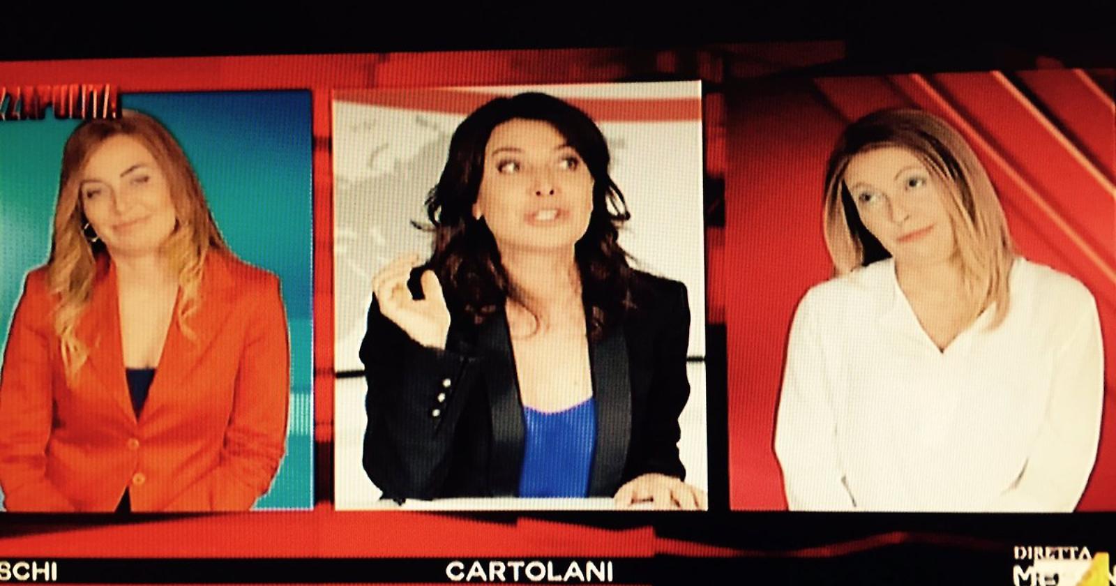 La7ettima meraviglia della censura chiude il TgPorco della Guzzanti