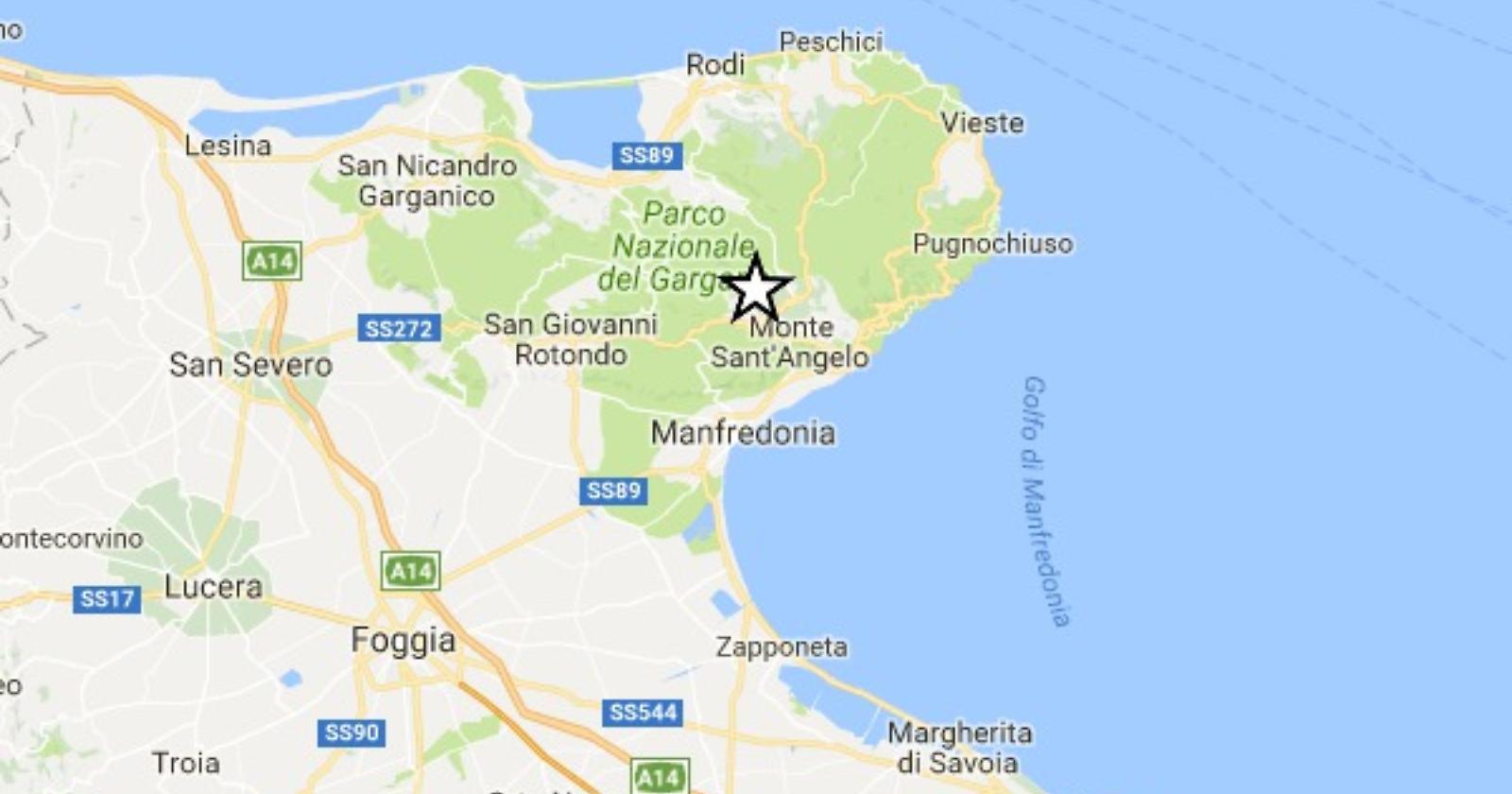 E il Gargano "balla": scossa di terremoto tra Monte S. Angelo e Manfredonia