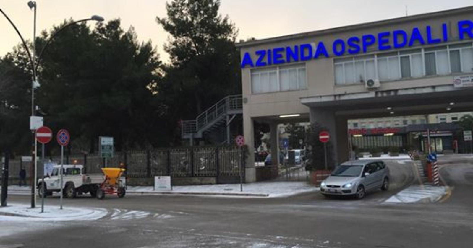 Foggia, influenza e maltempo mandano in tilt gli Ospedali Riuniti