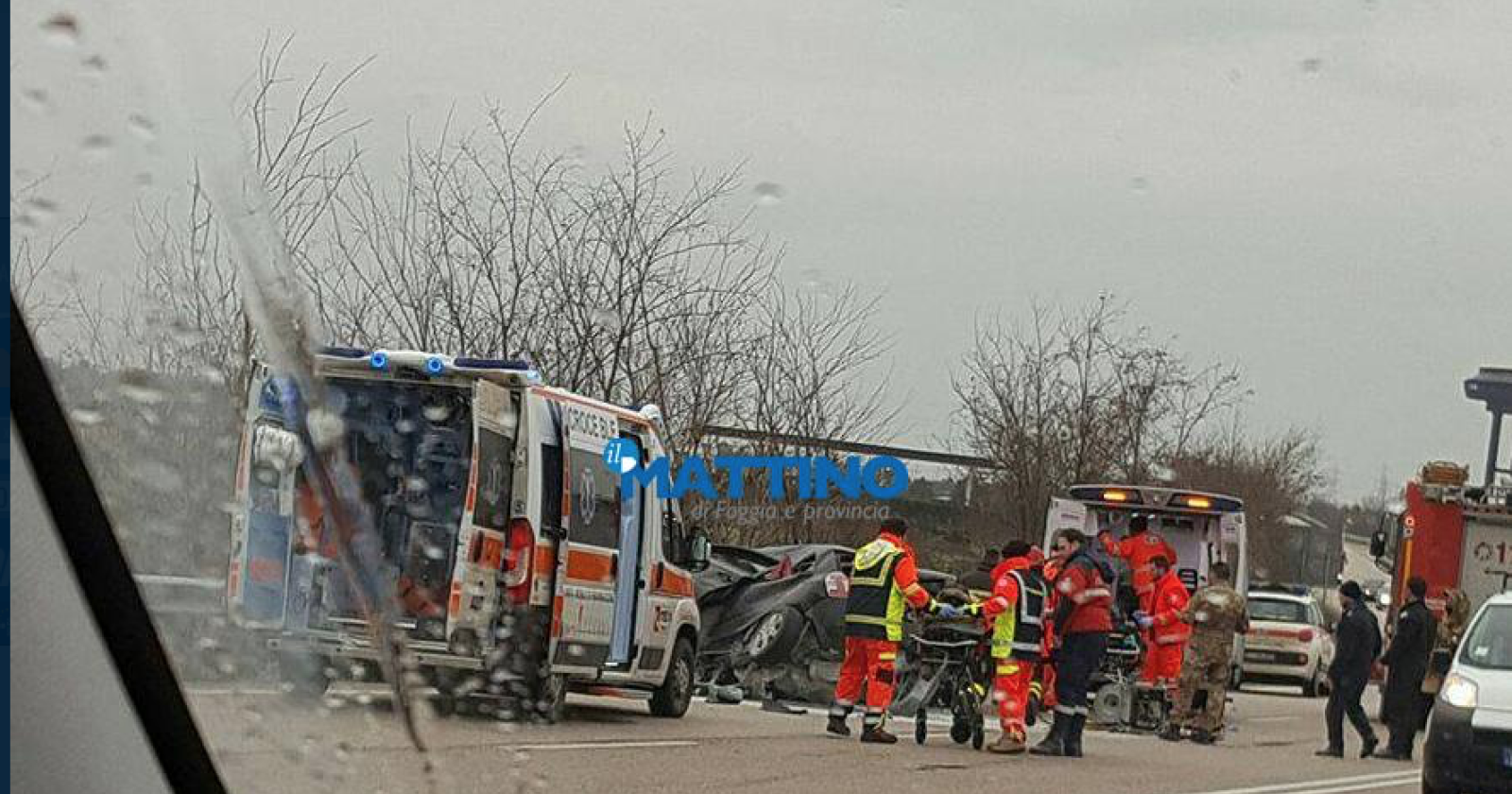 Foggia, circonvallazione: terribile schianto tra due auto, forse un morto