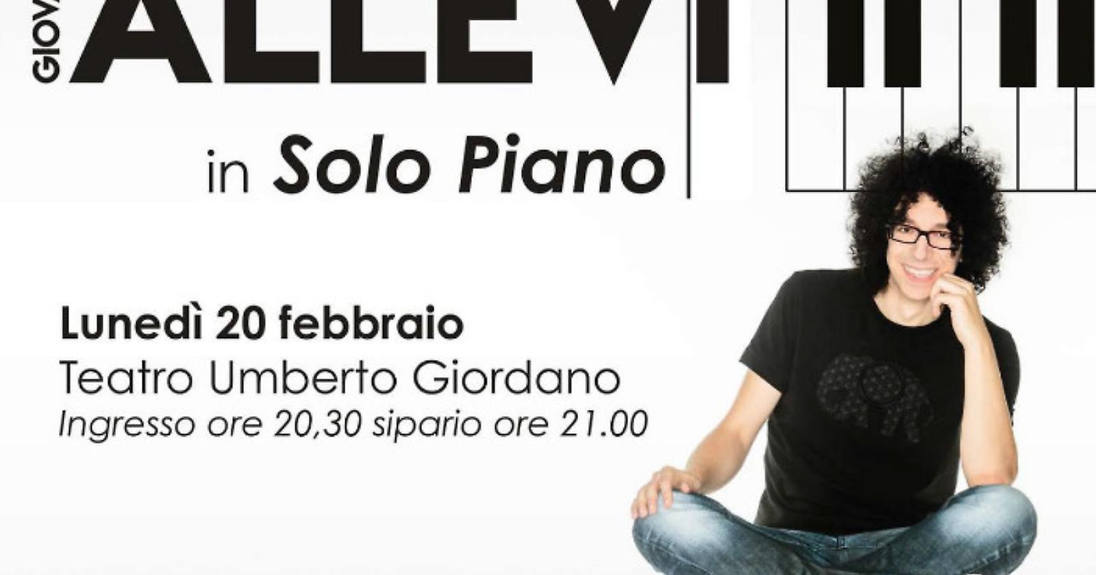 Club Unesco, Giovanni Allevi in concerto per beneficenza