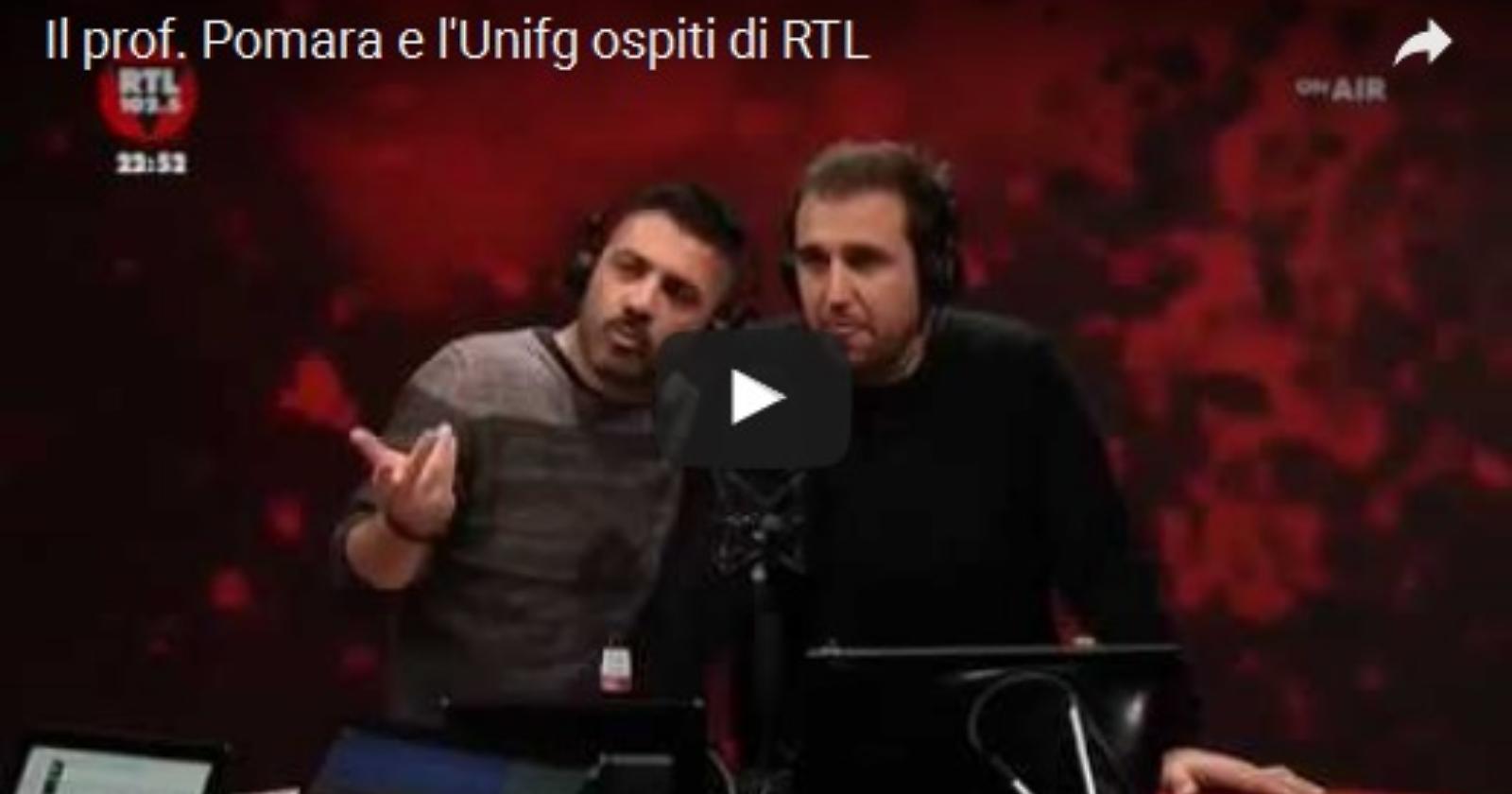 Il FRI targato Unifg è protagonista su RTL