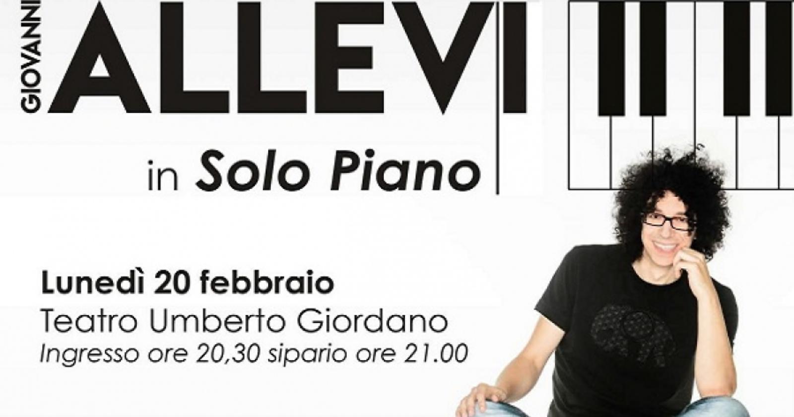 Giovanni Allevi fa due tappe a Foggia!