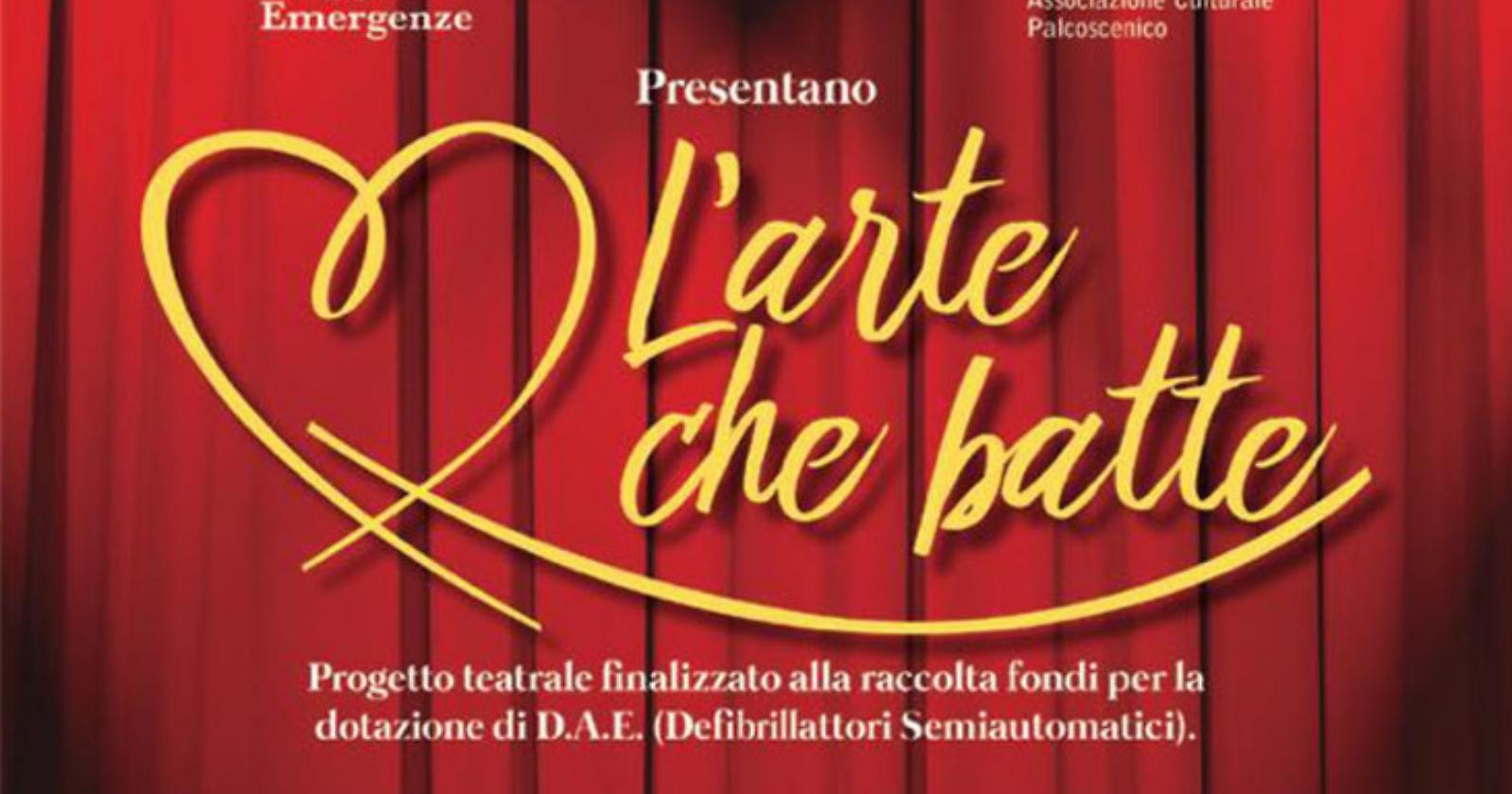 Teatro “Giordano”, spettacolo di beneficenza per l’acquisto di defibrillatori