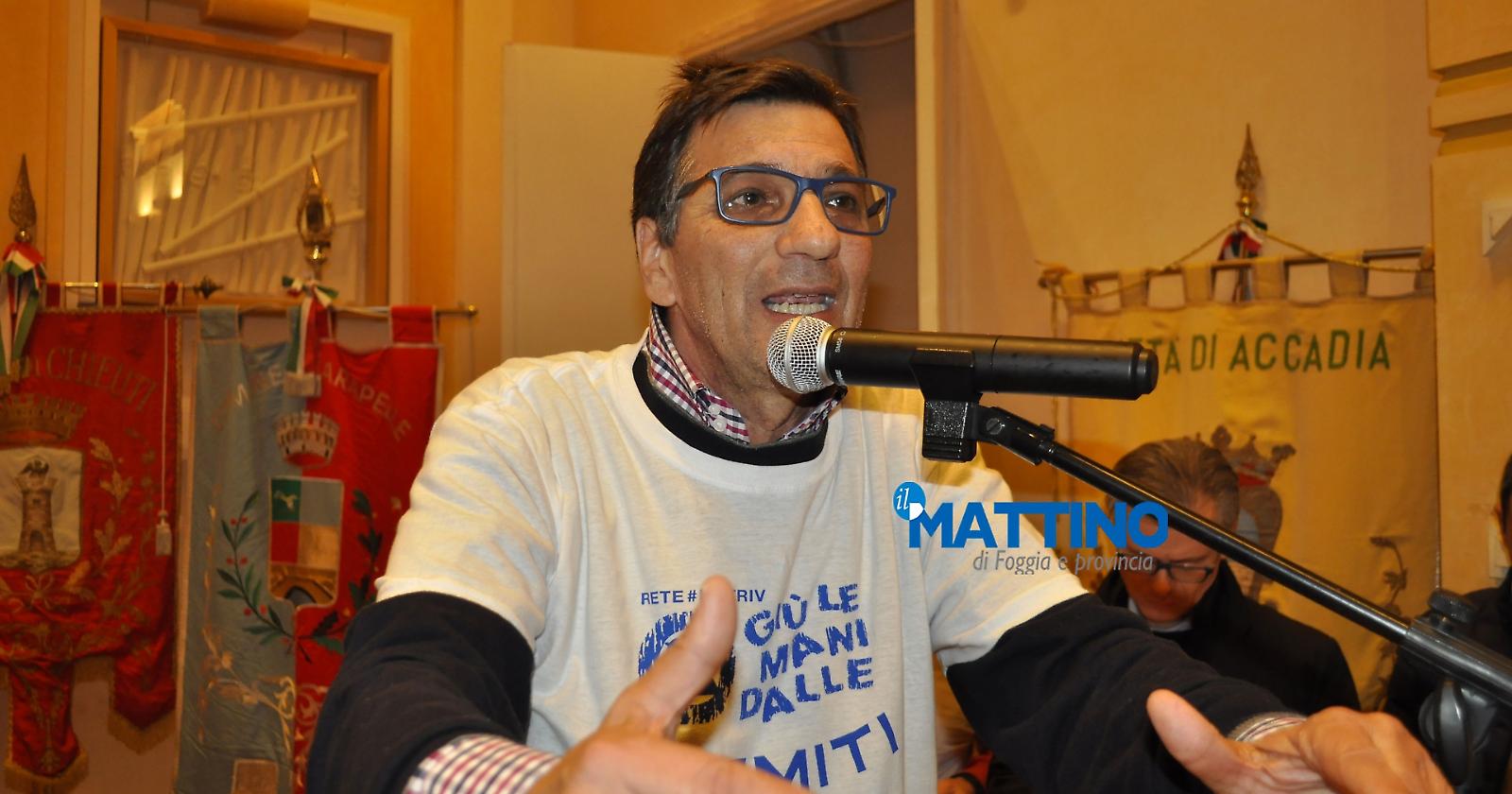 Di Fonso tira la volata a Vigilante: «È lui l'uomo giusto per il Parco»