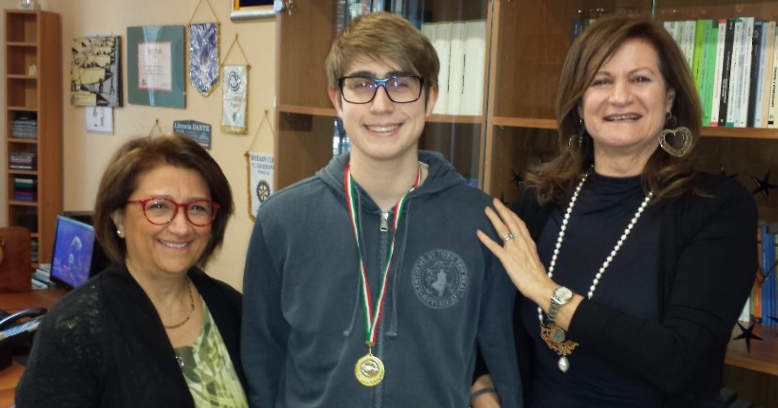 Salvatore Santolupo, un quindicenne foggiano vince le olimpiadi provinciali di matematica 