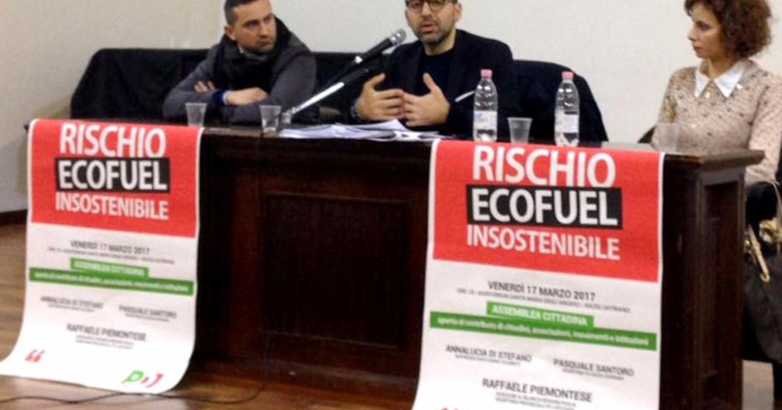  "No all'azzardo Ecofuel",  i troppi dubbi  dell'assessore regionale Piemontese 