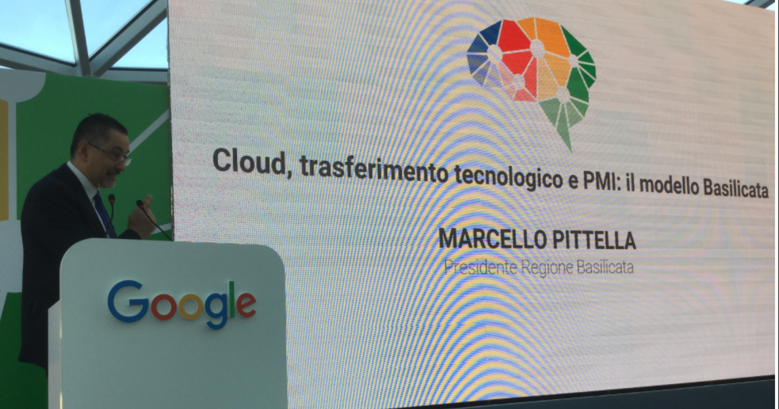 Pittella punta sull'intelligenza artificiale di Google per rilanciare le imprese lucane