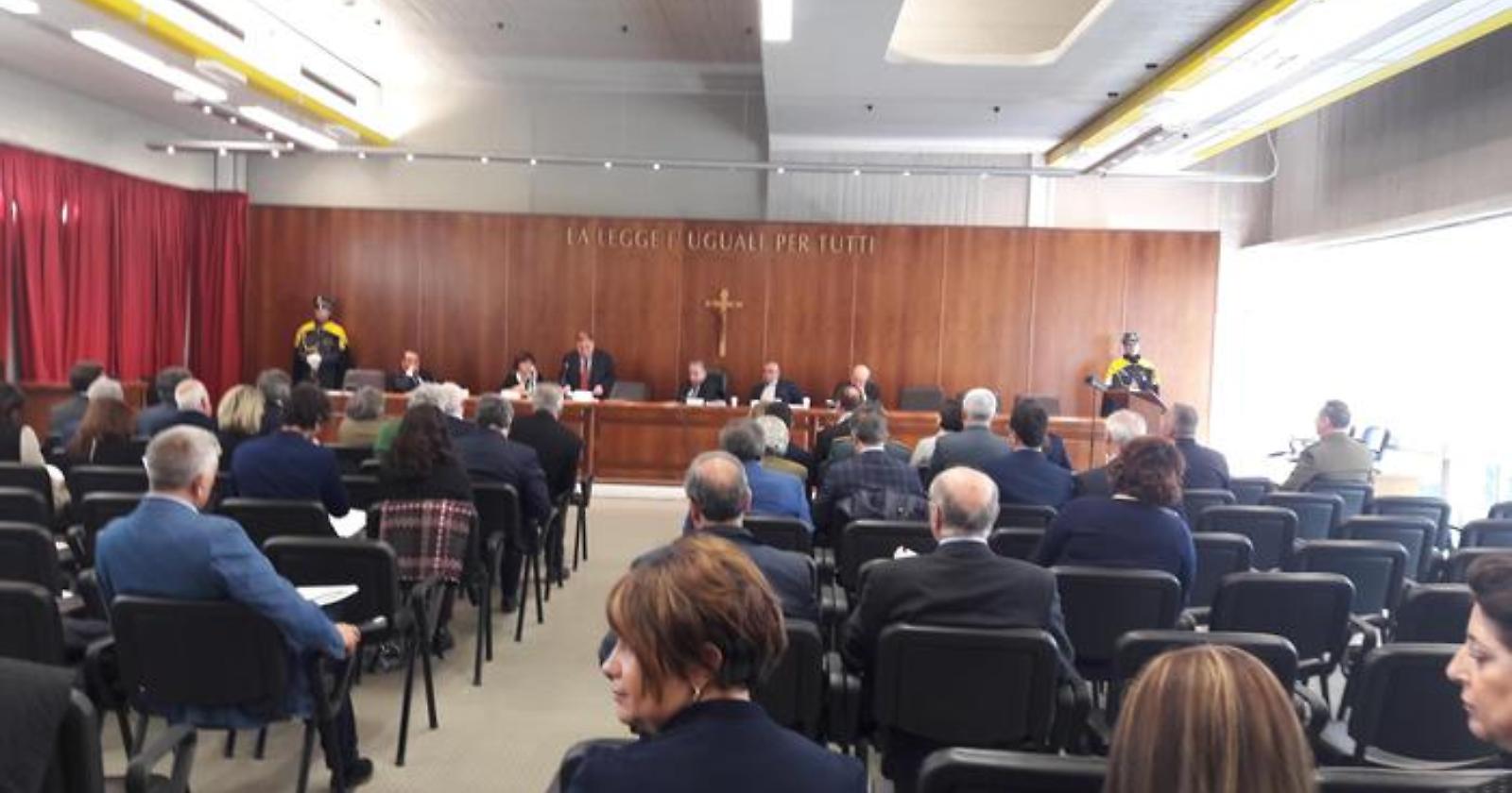 Inaugurato l'anno giudiziario tributario