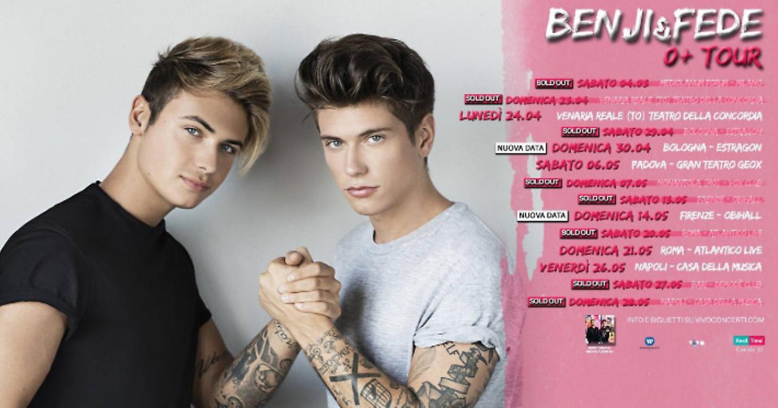 A Foggia, Benji & Fede per presentare il loro album " 0+ " 