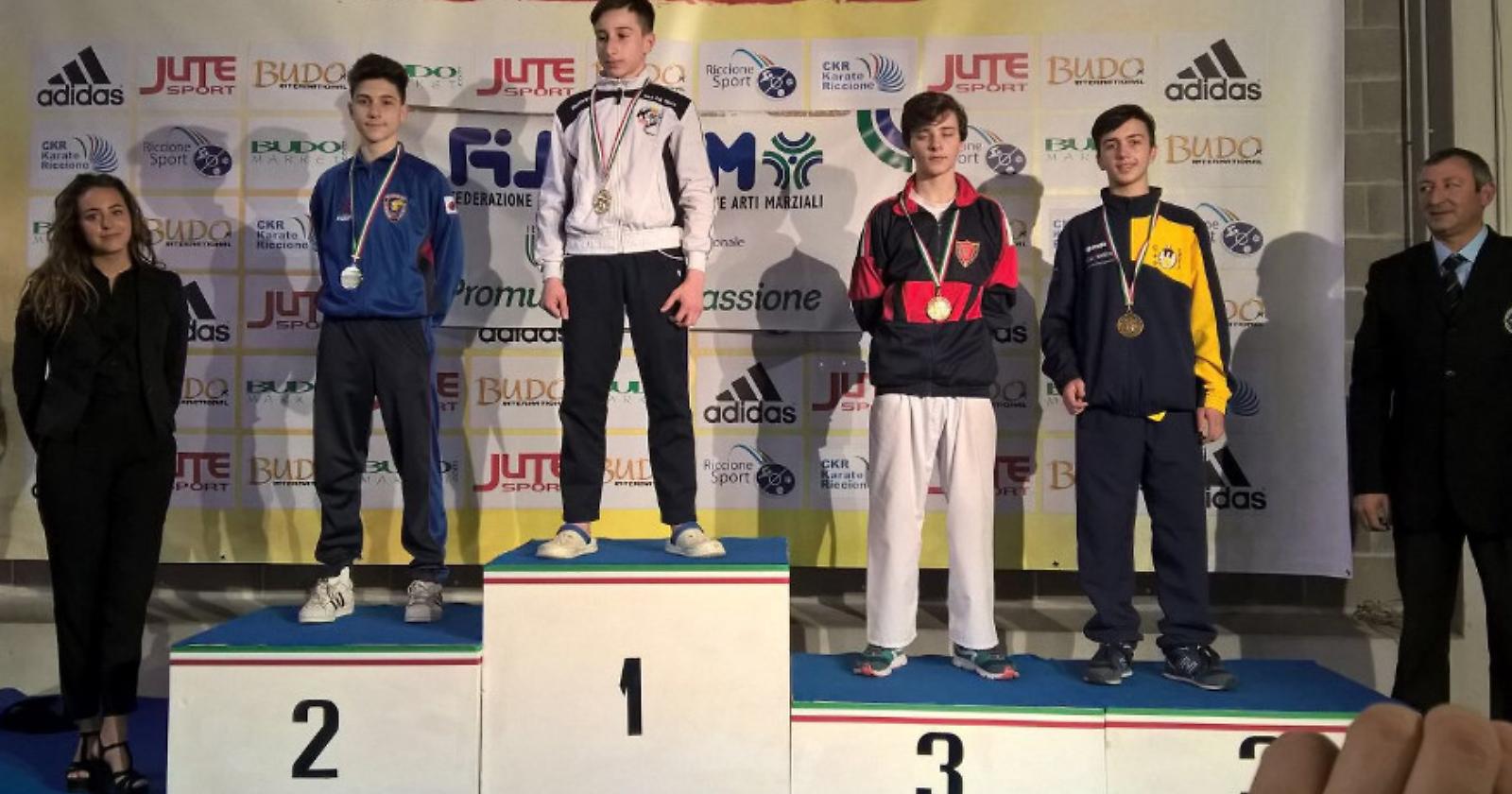 Argento per Mario Ciminiello al 18° Open Adidas d'Italia karate