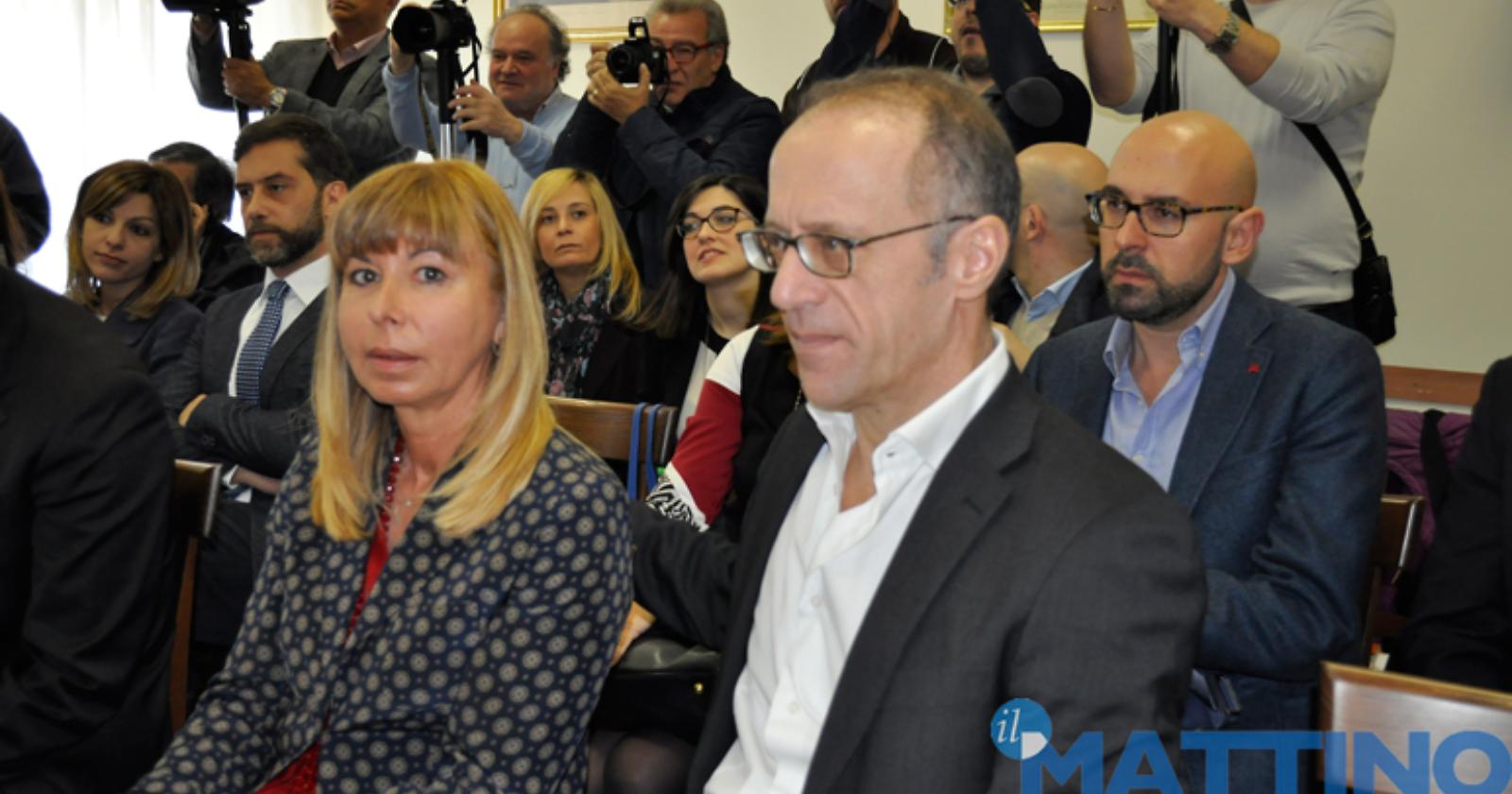 Landella saluta De Castris: il procuratore più giovane d'Italia al suo arrivo a Foggia, quattro anni fa