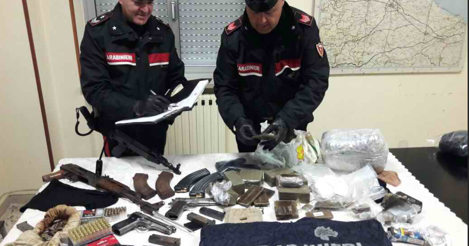 San Severo: un arsenale nascosto in  un camper "abbandonato" 