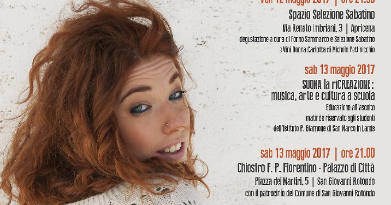 MO'L'ESTATE SPIRIT FESTIVAL, la tempesta musicale e canora di Agnese Valle raggiungerà il Gargano  