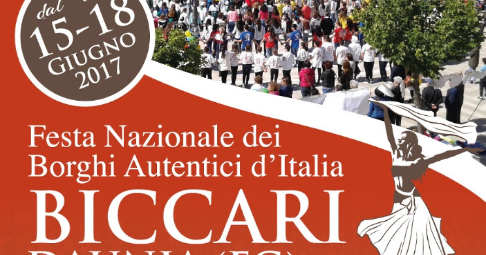 Dal 15 al 18 giugno "Biccari capitale dei Borghi Autentici d’Italia. Lunedì, a Foggia, la presentazione della "festa nazionale" 