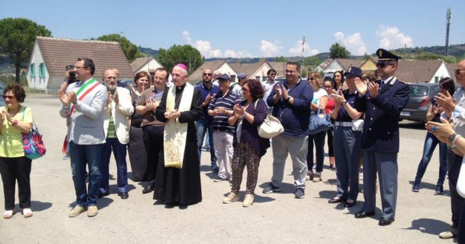 Potenza, il rione senza toponomastica ora ha la sua piazza dell'Amicizia