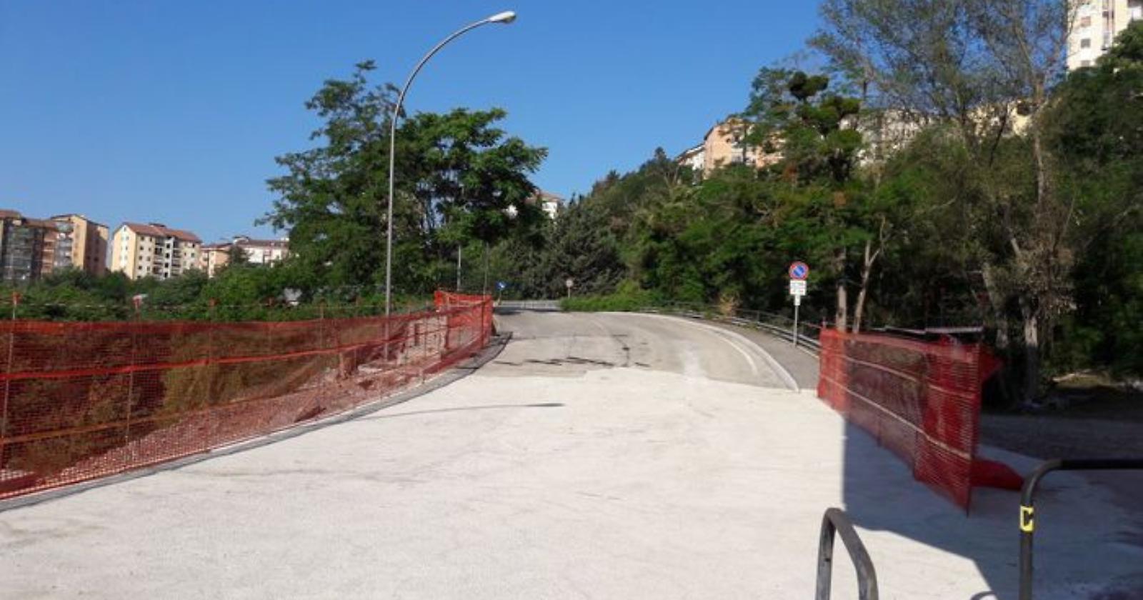 Potenza, riapre il viadotto in cui si era creata la voragine