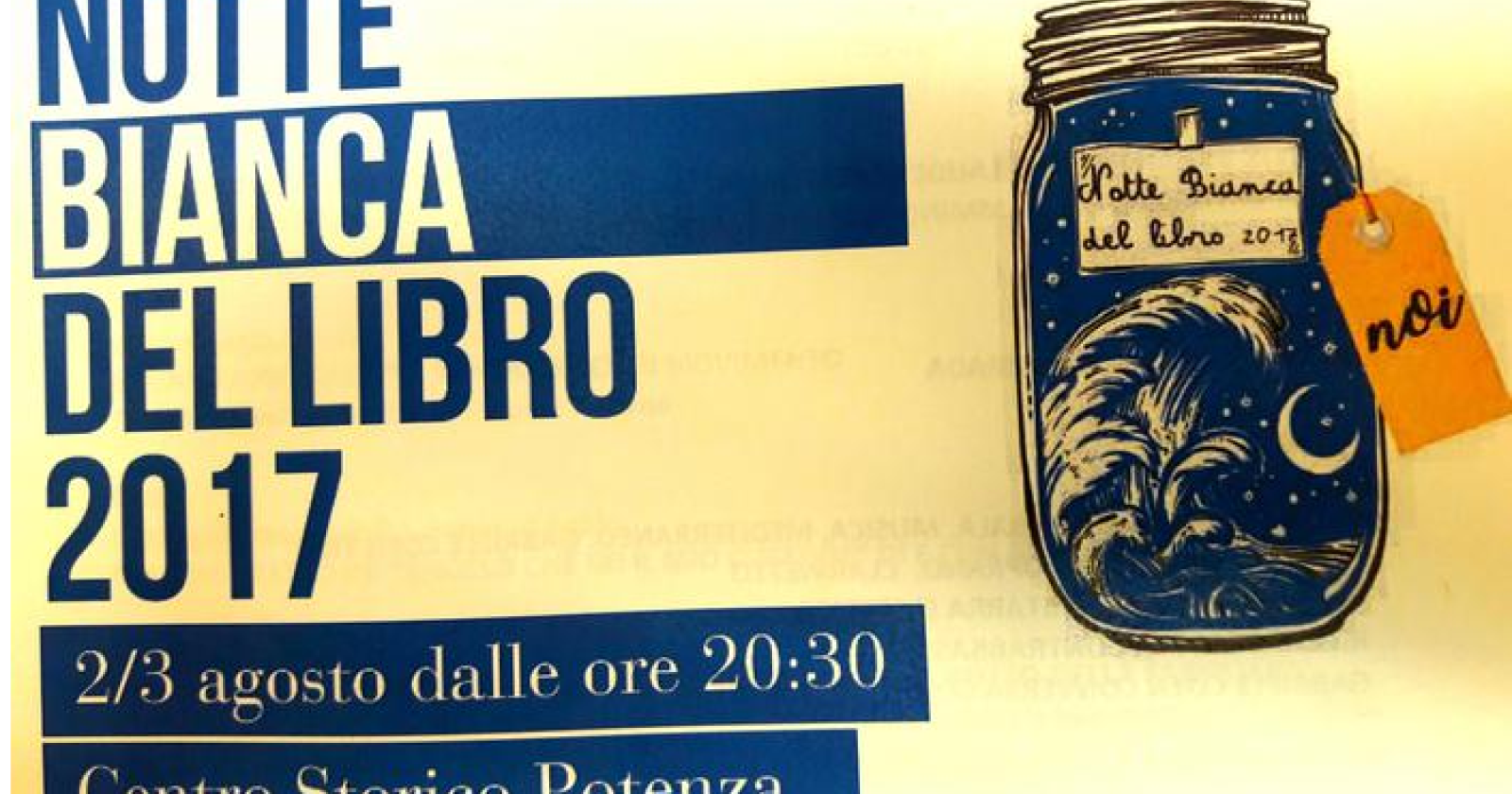 Potenza libreria a cielo aperto: tutto pronto per la Notte bianca del libro