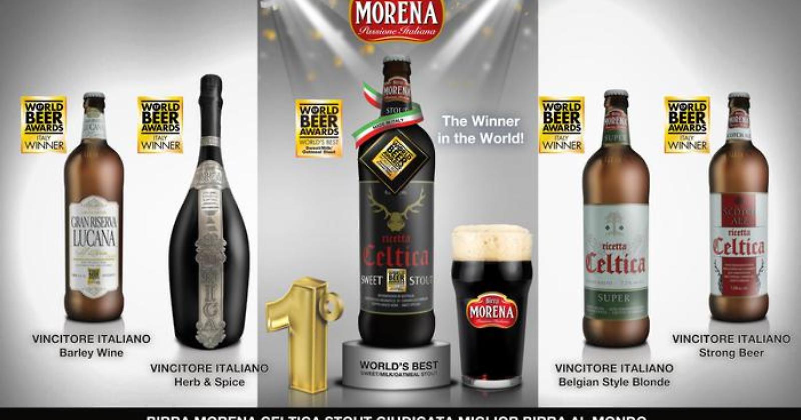 Birra Morena Celtic è la numero uno al mondo