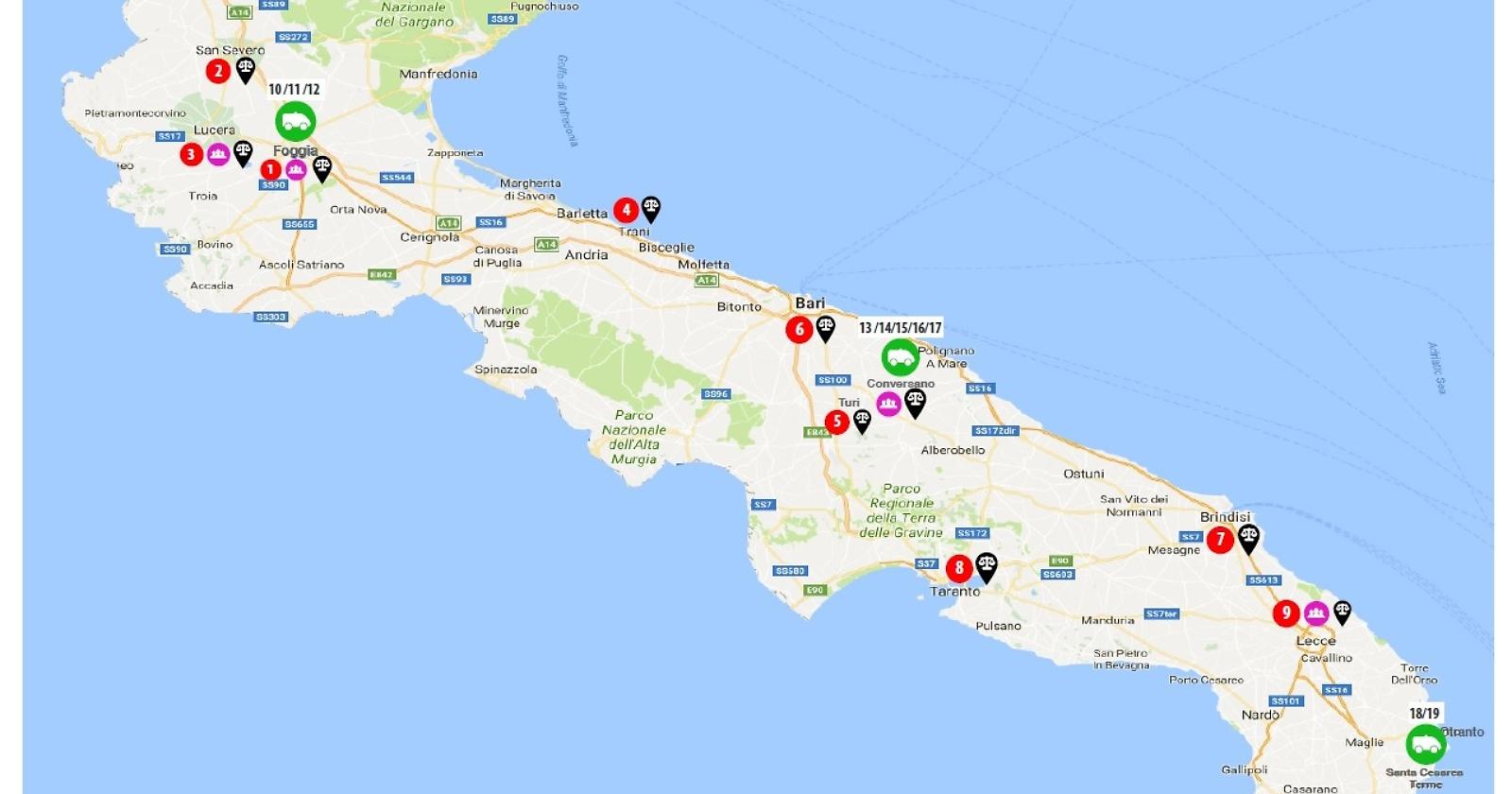Giustizia, Partito Radicale: dalla Puglia riparte la Carovana per la Giustizia 