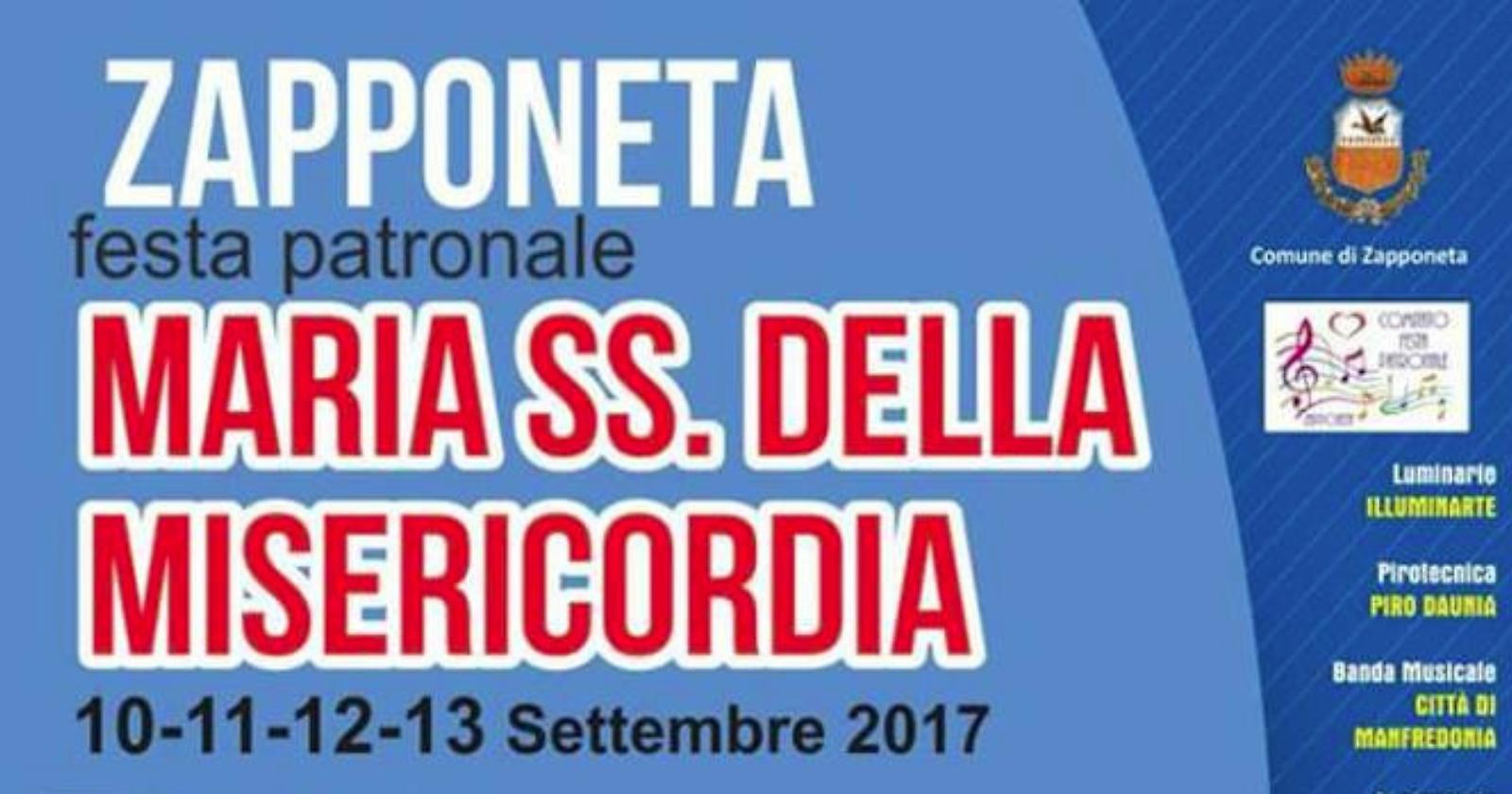 Grande Festa patronale a Zapponeta, arrivano Cucinotta e Zarrillo 