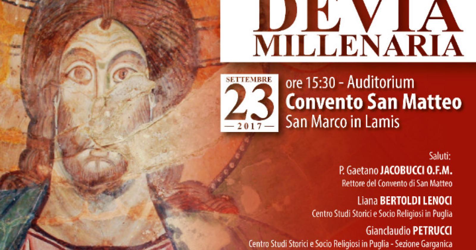 San Marco in Lamis, giornata di studi “Devia millenaria” 