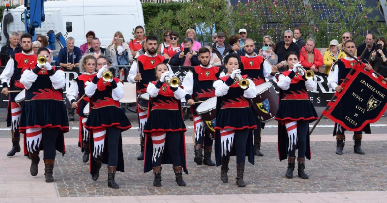 Campionati italiani di Riva del Garda, bilancio positivo degli Sbandieratori e Musici di Lucera