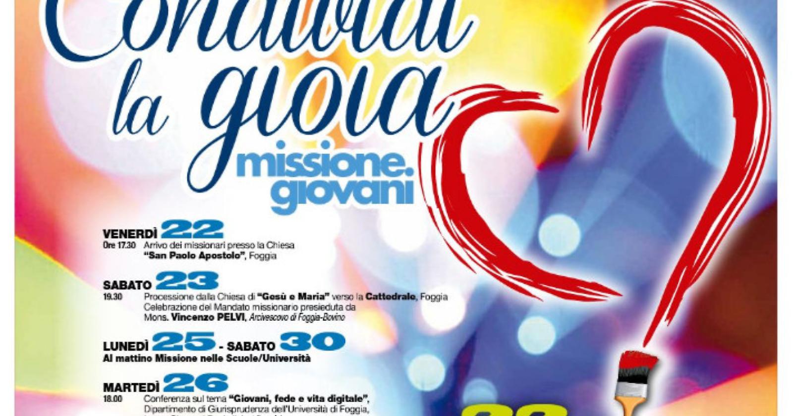 Il Vangelo portato a Foggia e in Capitanata: 200 seminaristi vengono per parlare ai giovani 
