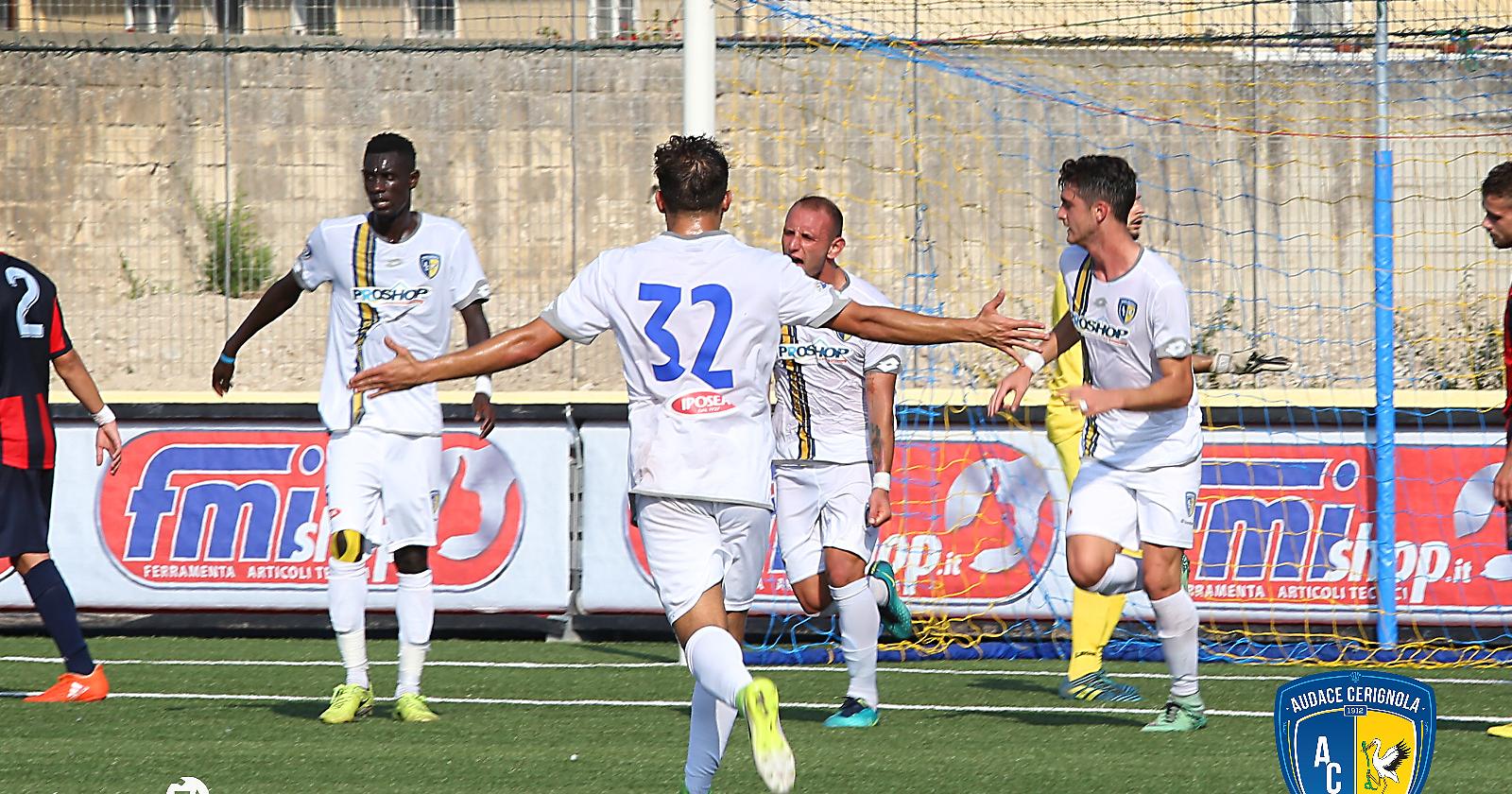 L'Audace Cerignola acCOPPA il Campobasso 