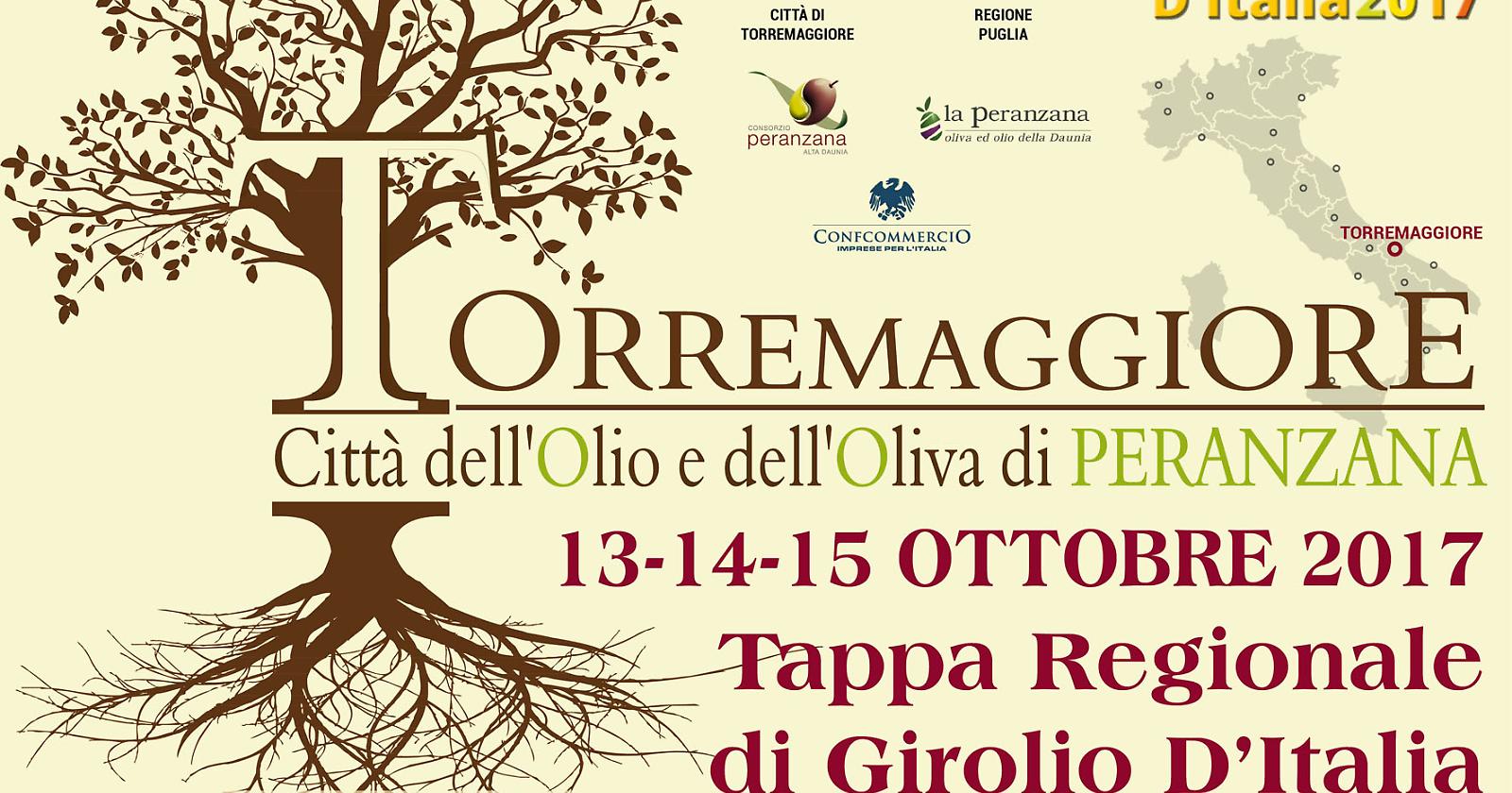 Girolio 2017 a Torremaggiore, mercoledì la presentazione a Palazzo Dogana