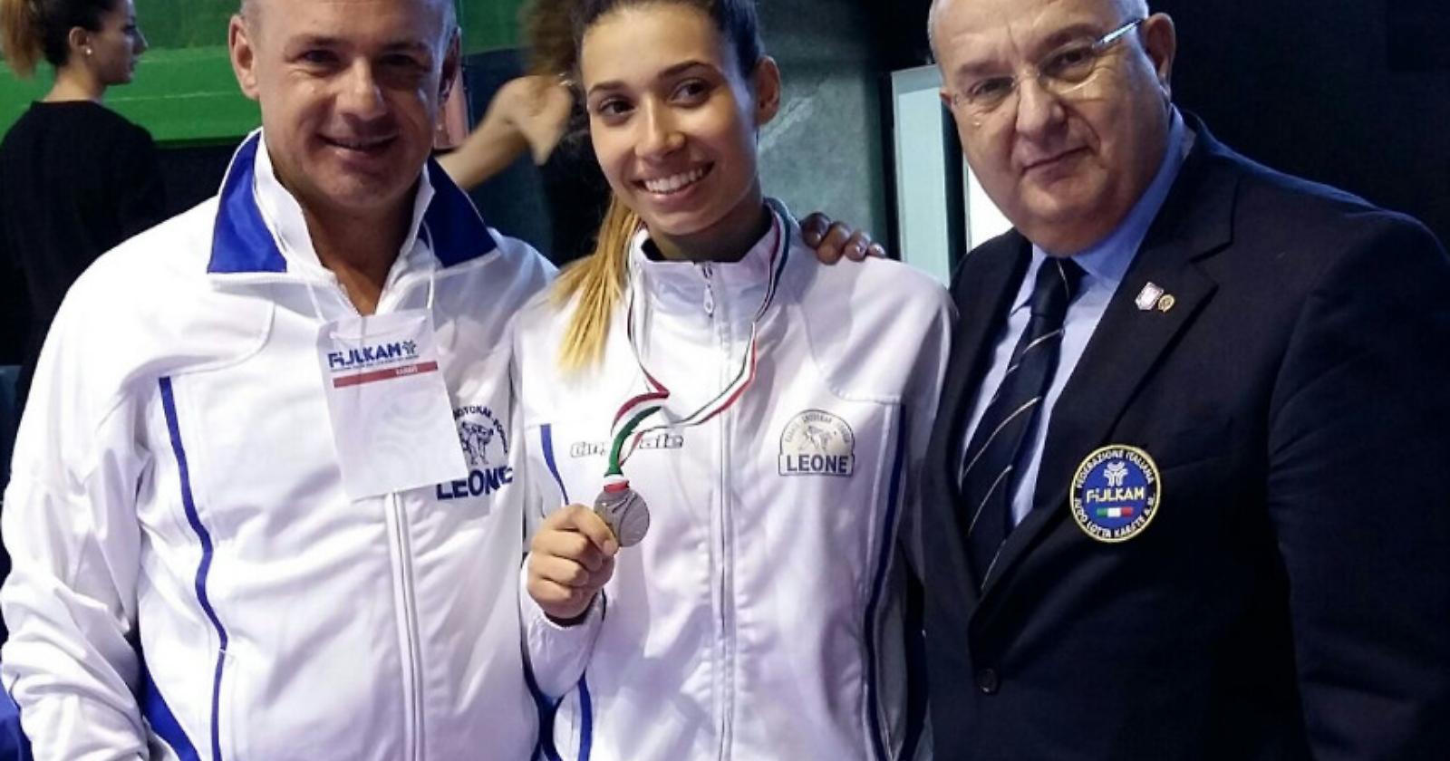 Karate, la foggiana Eleonora Pepe conquista l'argento e stacca il biglietto per Tokio